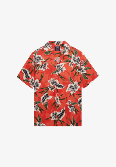 Superdry & Co SUPERDRY & CO - Shirt - hibiscus red