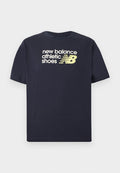 New Balance ATHLETICS PREMIUM RELAXED CHEST LOGO T-SHIRT - Print T-shirt - dark night