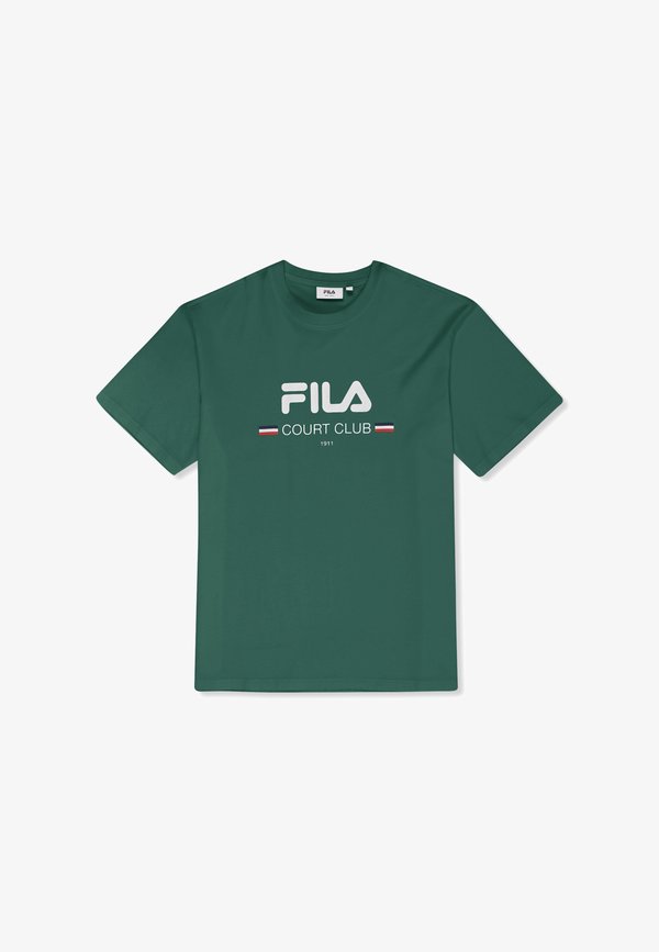 Fila DOCCIA RELAXED LOGO GRAPHIC - Print T-shirt - posy green
