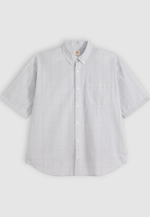Levi's® SS ROAM LOOSE SHIRT - Shirt - tadhg plaid bright white