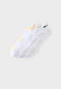 New Balance RUN REPREVE NO SHOW TAB SEASONAL UNISEX 3 PACK - Socks - white/multi-coloured