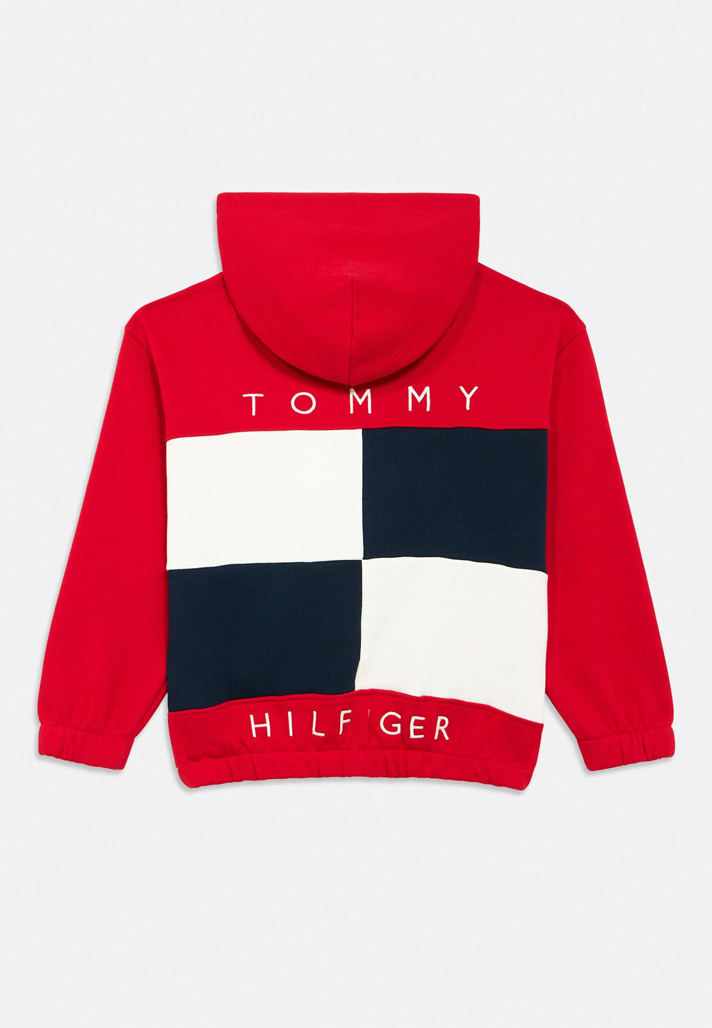 COLOUR-BLOCKED BACK LOGO ZIP-THRU HOODY Media 4