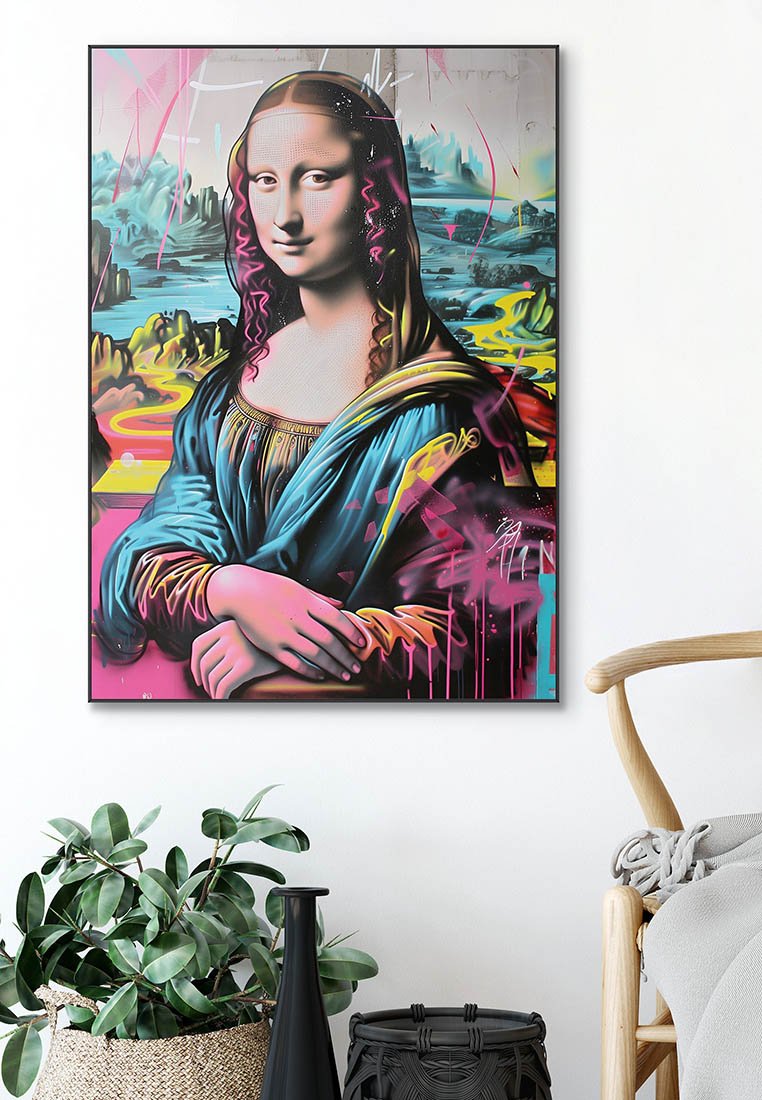 Orange Wallz MONA LISA COLOURFUL