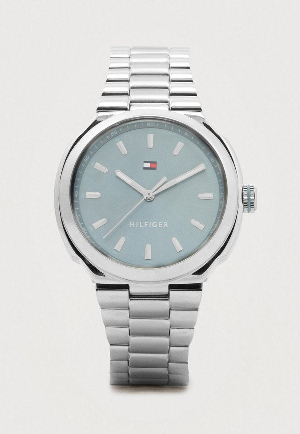 Tommy Hilfiger GEORGIA UNISEX - Watch - silver-coloured/blue