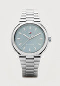 Tommy Hilfiger GEORGIA UNISEX - Watch - silver-coloured/blue