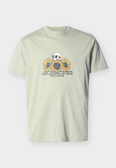 Jack & Jones JORCATSKILLS SKULL TEE CREW NECK