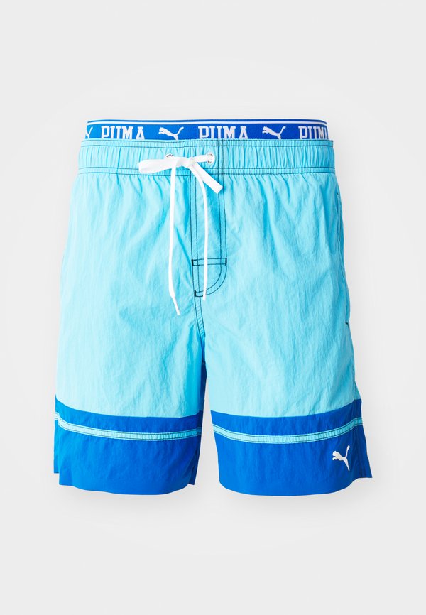 Puma SWIM MEN COLOUR BLOCK MID - Swimming shorts - blue