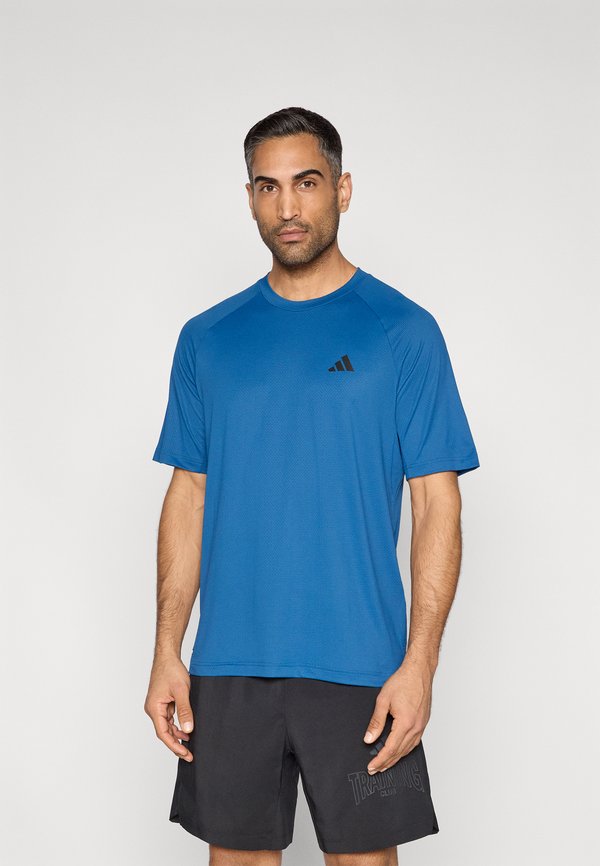 adidas Performance TECH ESSENTIALS WORKOUT - Sports T-shirt - dusky petrol
