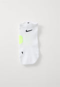 Nike Performance FAST UNISEX - Sports socks - white/volt/black