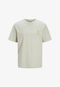 Jack & Jones Backprintet - Print T-shirt - moonbeam
