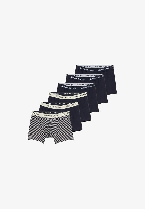 TOM TAILOR 6-PACK - Trunks - blue-dark-horizontal stripe