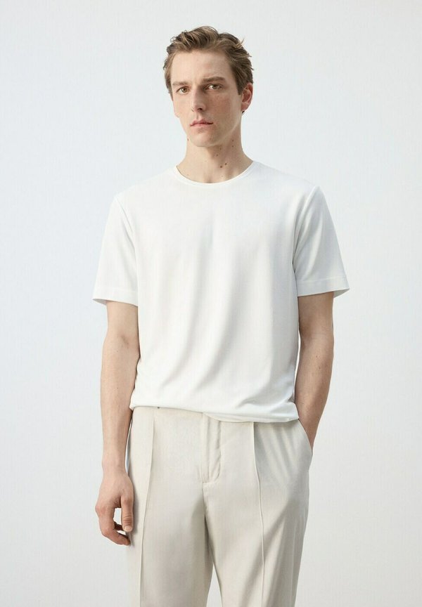 Mango ADULT - Basic T-shirt - white