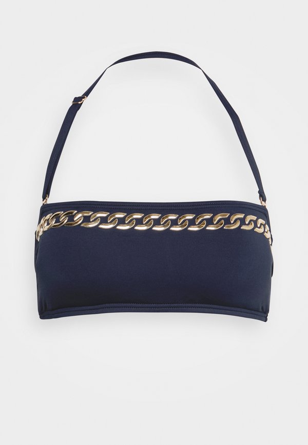 MICHAEL Michael Kors CHAIN BANDEAU CROP TOP