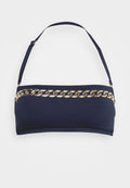 MICHAEL Michael Kors CHAIN BANDEAU CROP TOP