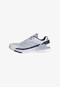 adidas Performance CRAZYQUICK LIGHTSTRIKE PADEL - Padel shoes - cloud white   silver metallic   dark blue