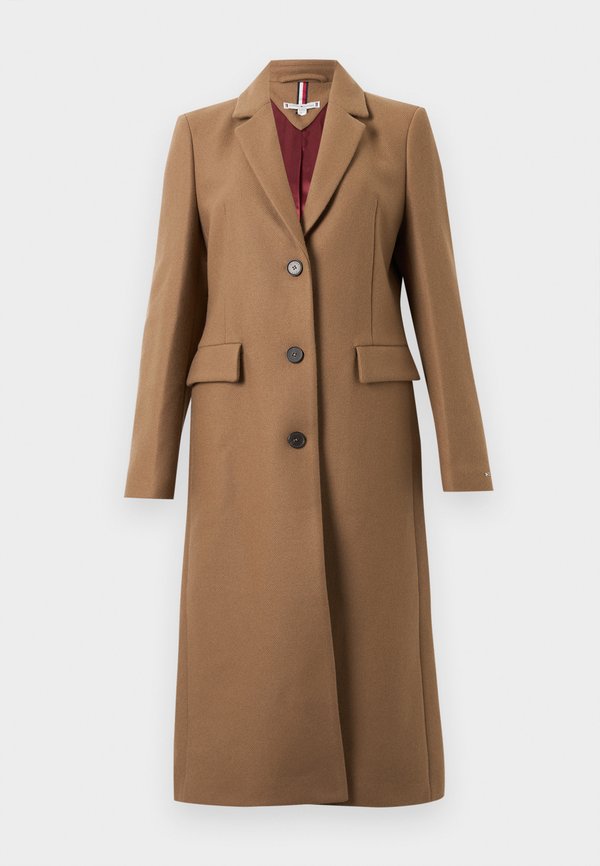 Tommy Hilfiger CLASSIC MAXI COAT - Classic coat - light sepia brown