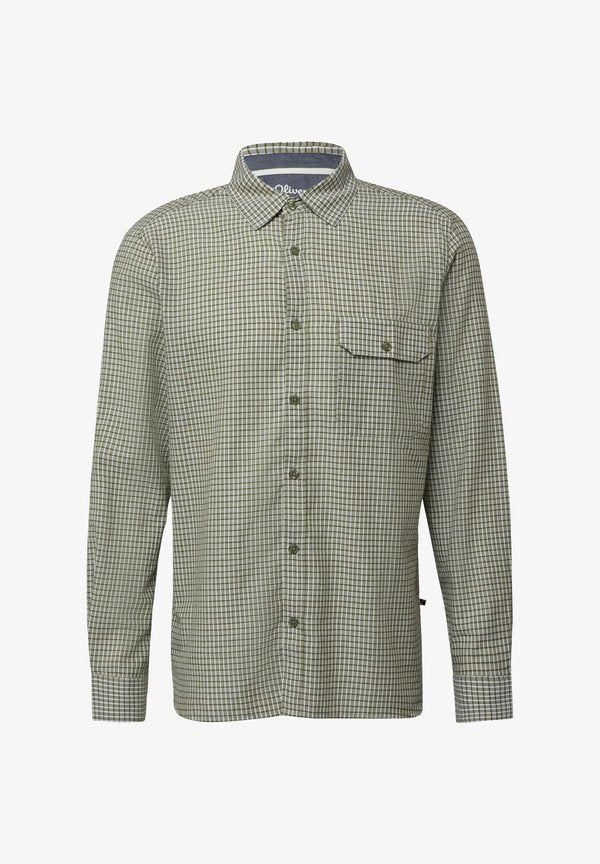 s.Oliver Shirt - olivgrün