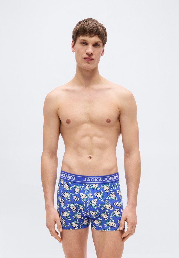 Jack & Jones JACKINGSTON SKULL TRUNKS 3 PACK - Trunks - Blue