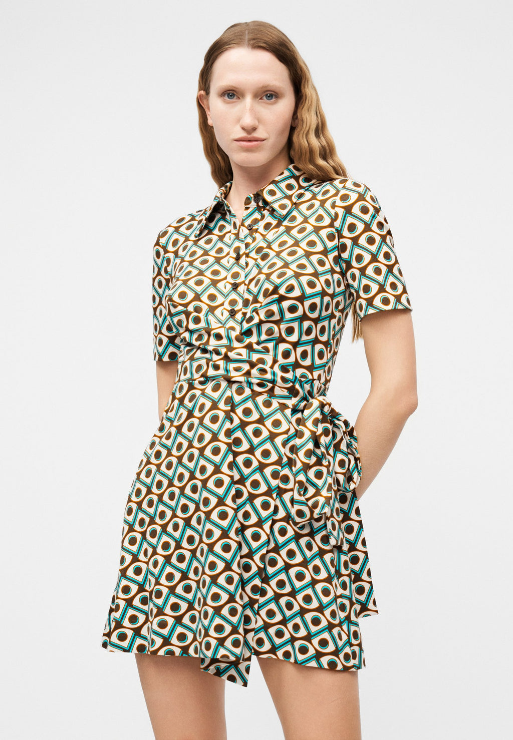 Diane von Furstenberg SHORT SLEEVE DRESS