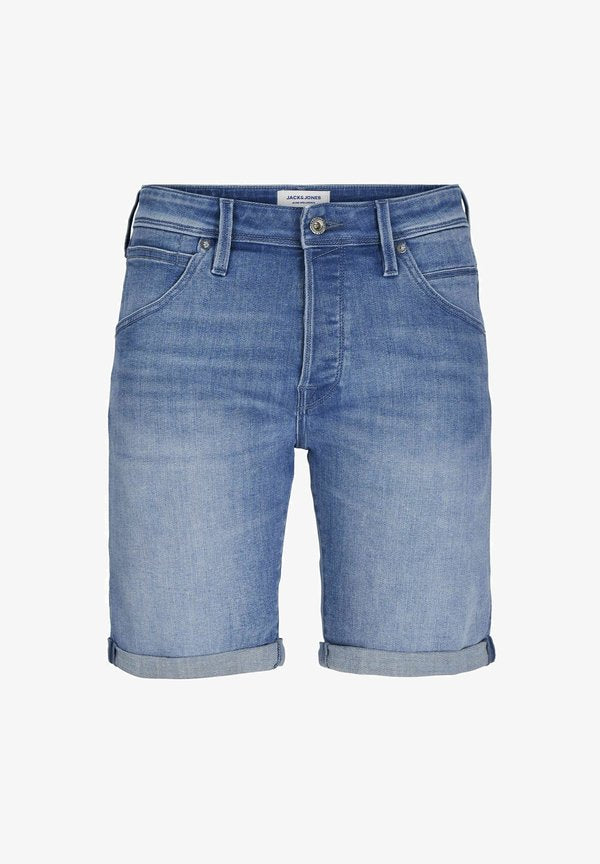 Jack & Jones Denim Regular Fit - Denim shorts - blue denim