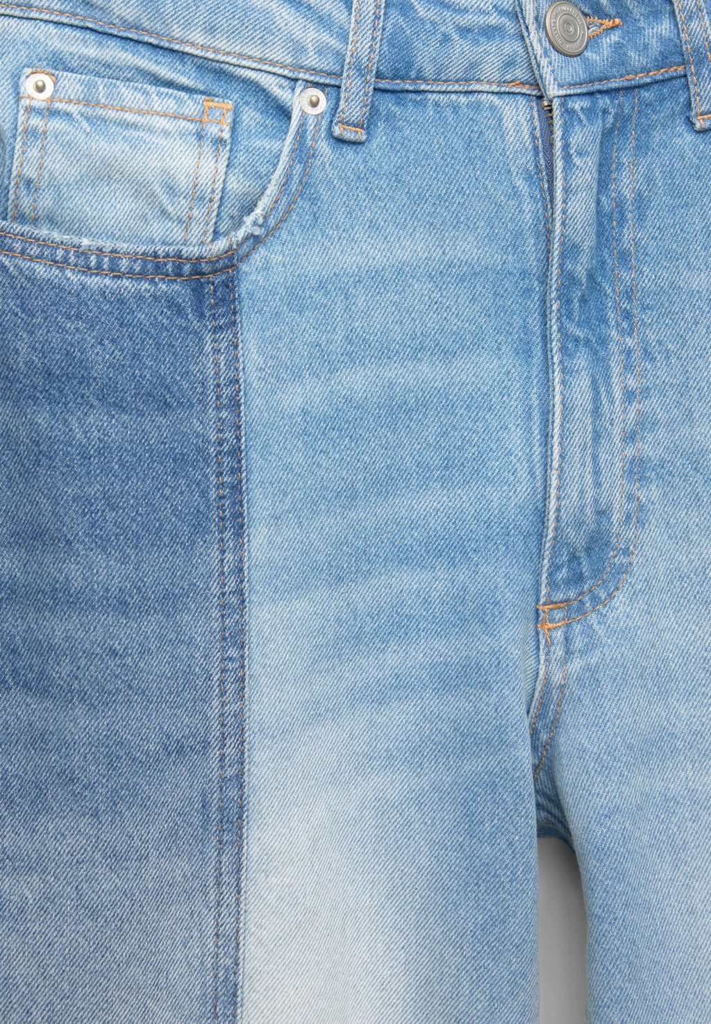 PULL&BEAR WIDE-LEG PATCHWORK