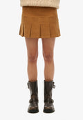 Superdry & Co VINTAGE - Pleated skirt - caramel café