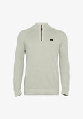 s.Oliver MIT HOCHGESCHLOSSENEM KRAGEN - Jumper - helles beige