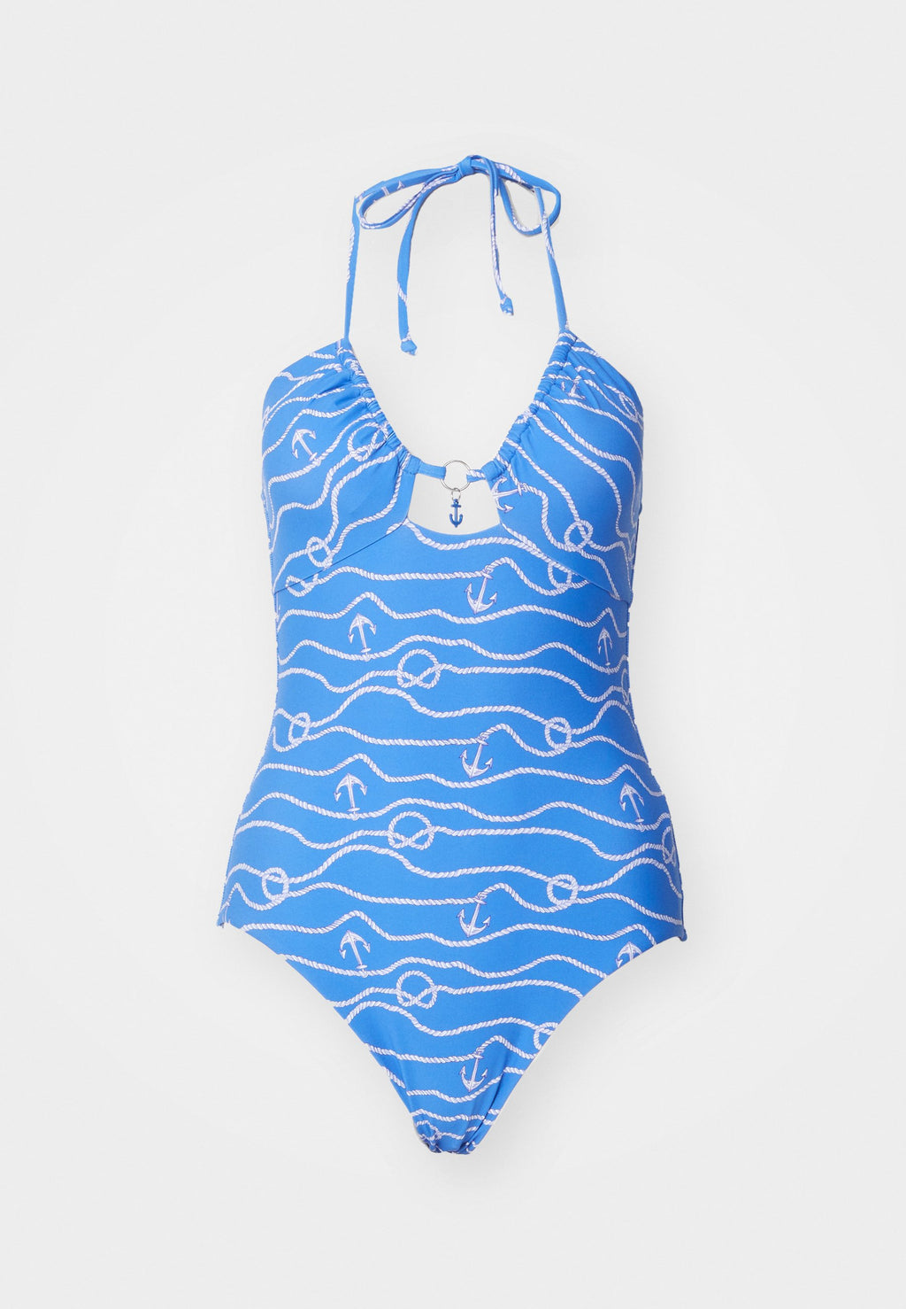 SAIL DRAWSTRING HALTER ONE PIECE Media 1