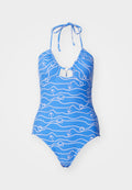 SAIL DRAWSTRING HALTER ONE PIECE Media 1