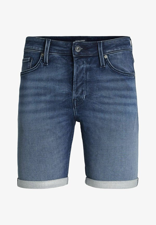Jack & Jones Denim Regular Fit - Denim shorts - blue denim