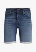 Jack & Jones Denim Regular Fit - Denim shorts - blue denim