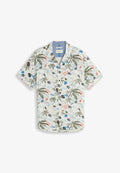 TOM TAILOR Shirt - off white beach design