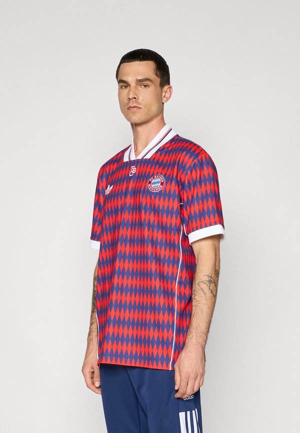adidas Performance FC BAYERN MUNICH LIFESTYLER JERSEY - Club wear - red/dark blue