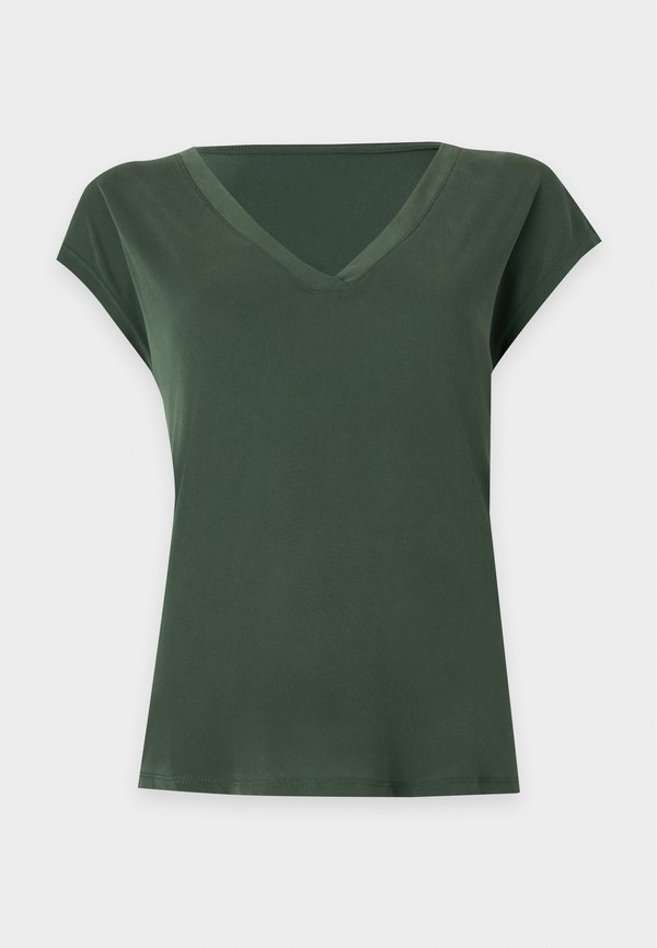 ONLY ONLFREE LIFE S/S MOD.V-NECK TOP JRS NOOS - Basic T-shirt - sycamore