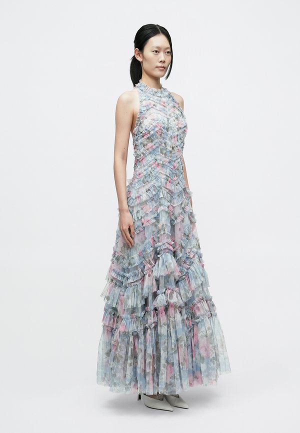 Needle & Thread CAMILLE GARDEN ELIA HALTER NECK