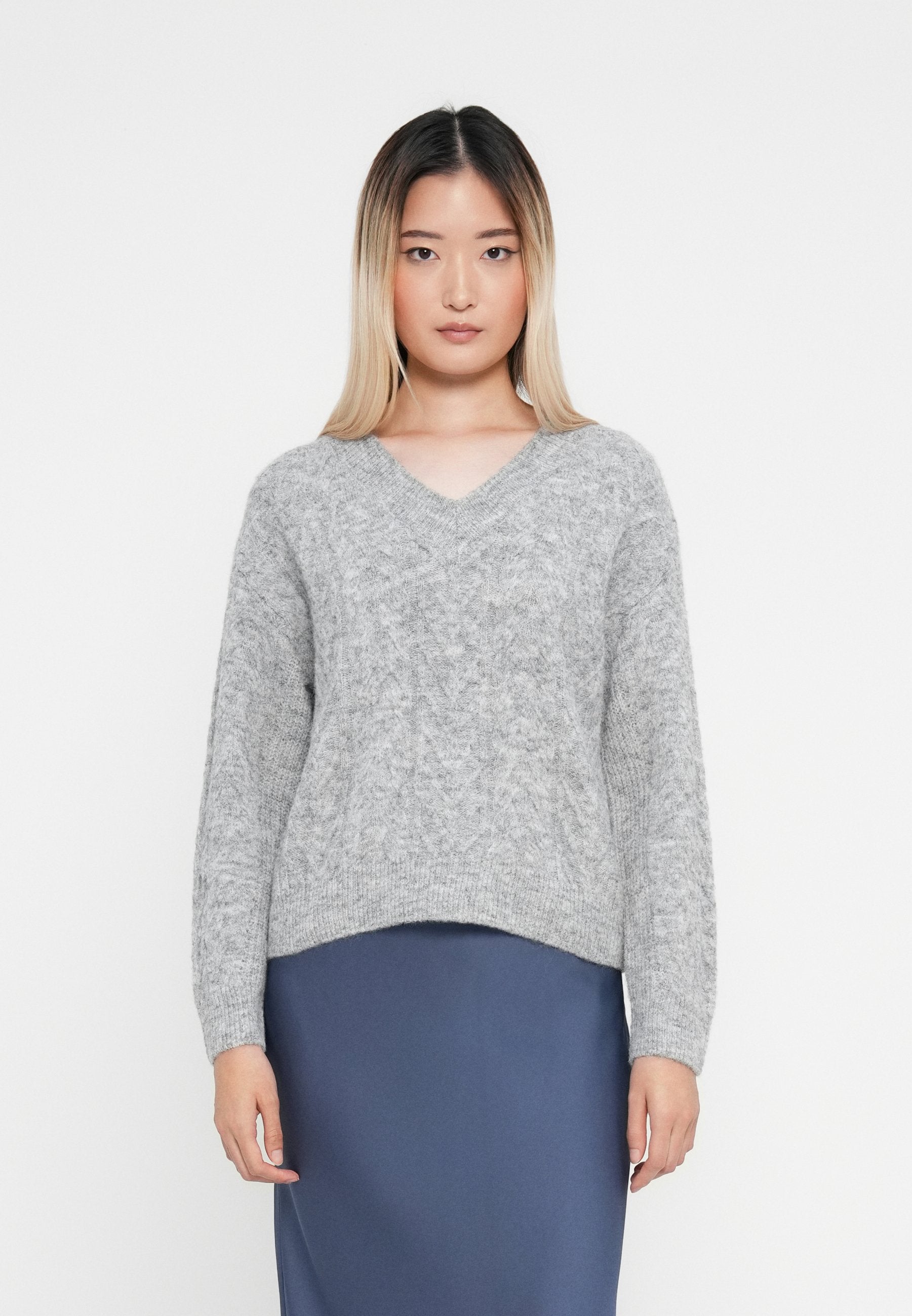 VILA VIEMMELIE V NECK PULLOVER