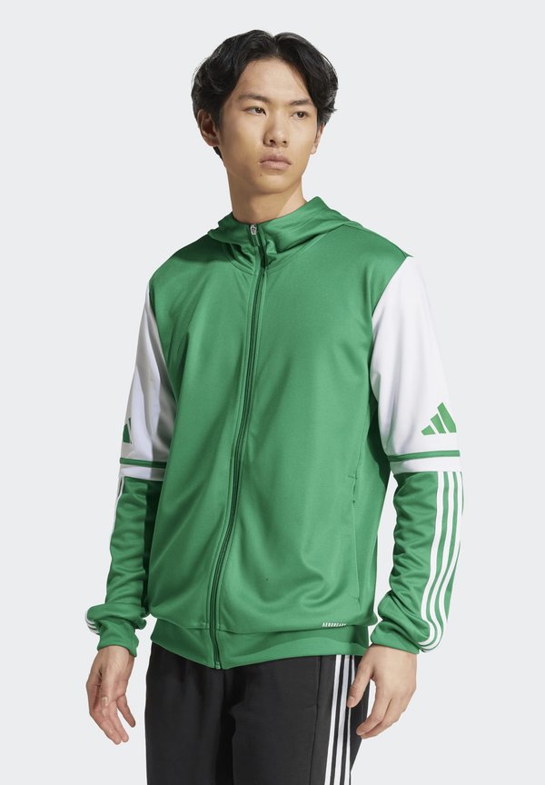 adidas Performance Zip-up sweatshirt - verde