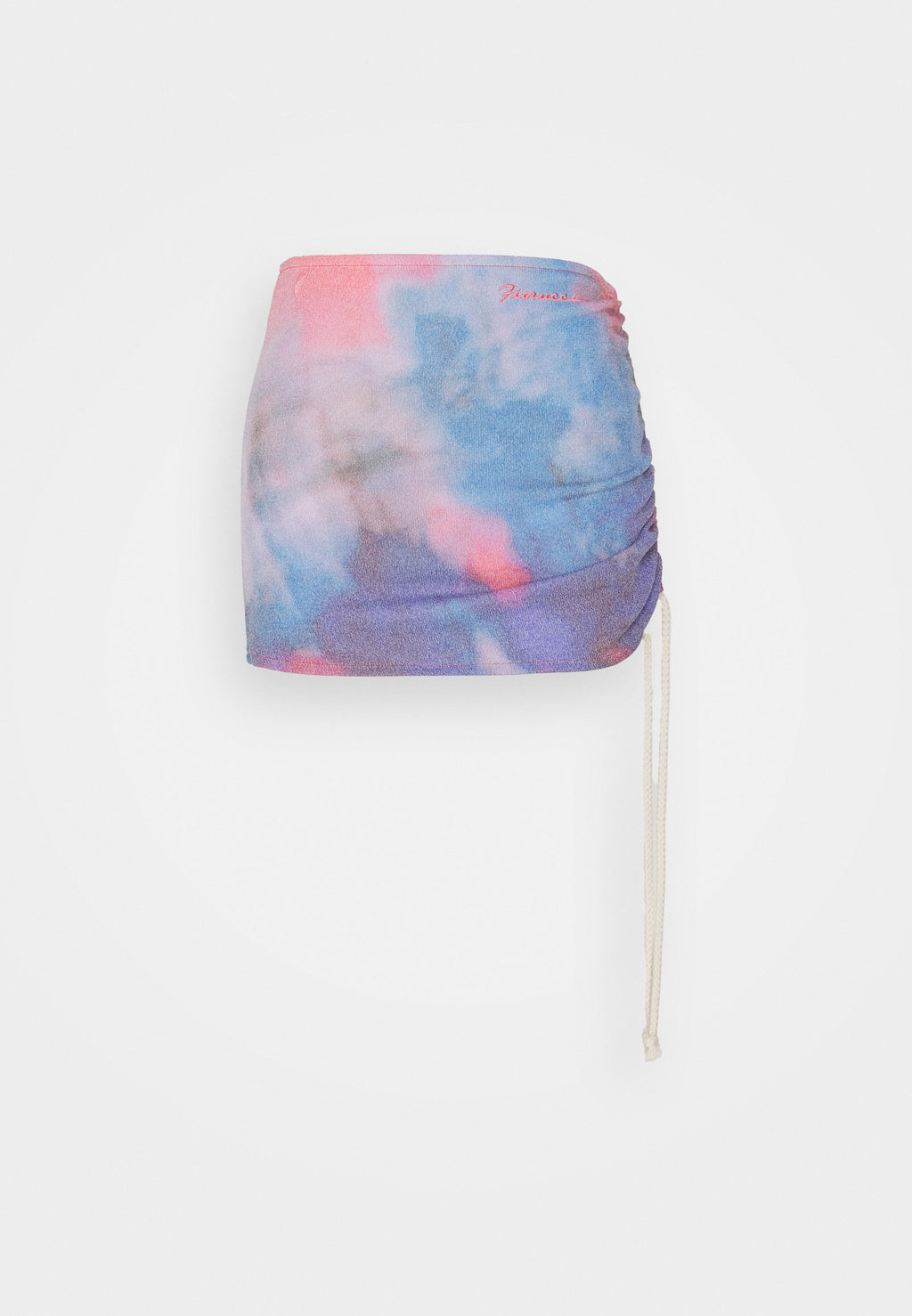 Fiorucci FLOWER BLUR RUCHED SKIRT