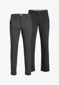 Jack & Jones Chino 2-pack Slim Fit - Trousers - black