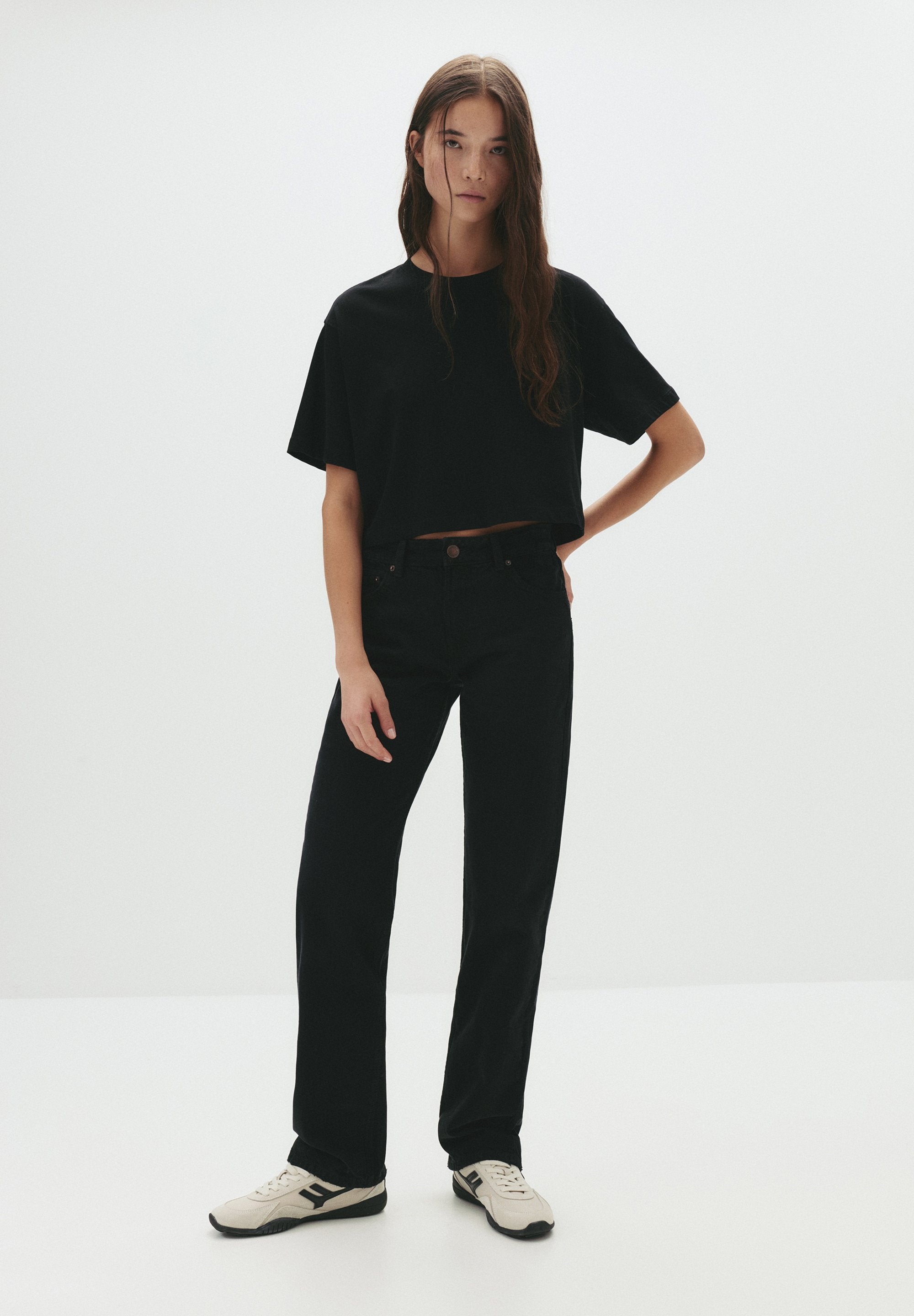 PULL&BEAR MID-WAIST