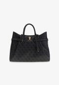 Guess YESBA LOGO - Handbag - schwarz multicolor