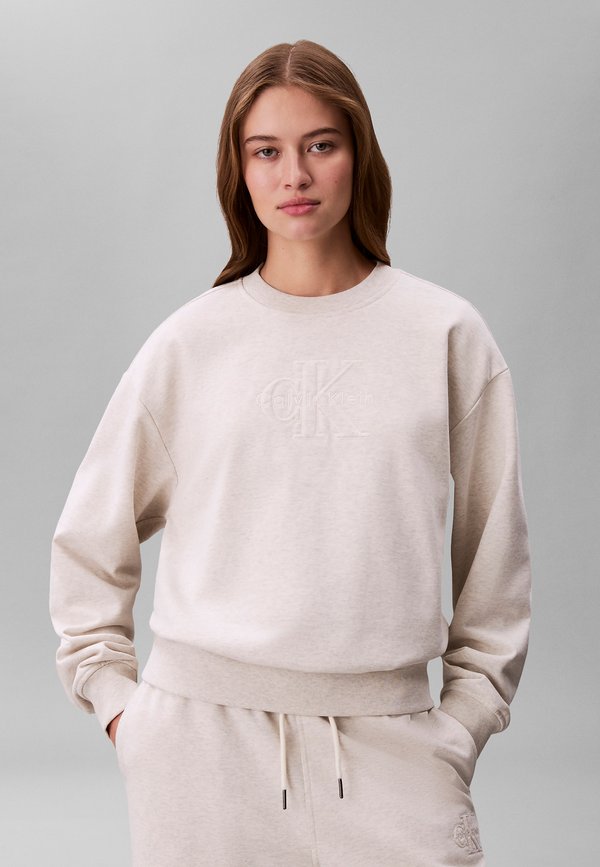 Calvin Klein Jeans Sweatshirt - vanilla heather