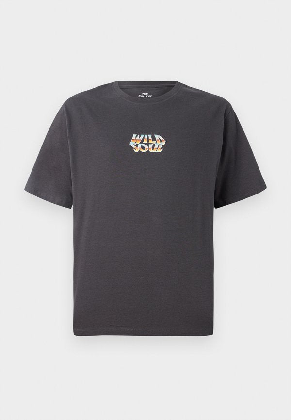 Jack & Jones T- - Print T-shirt - asphalt