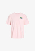 Jack & Jones T-SHIRT RÜCKENPRINT T-SHIRT - Print T-shirt - chalk pink