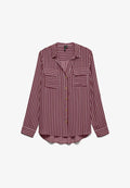 Vero Moda VMBUMPY L/S SHIRT NEW WVN NOOS - Button-down blouse - windsor wine