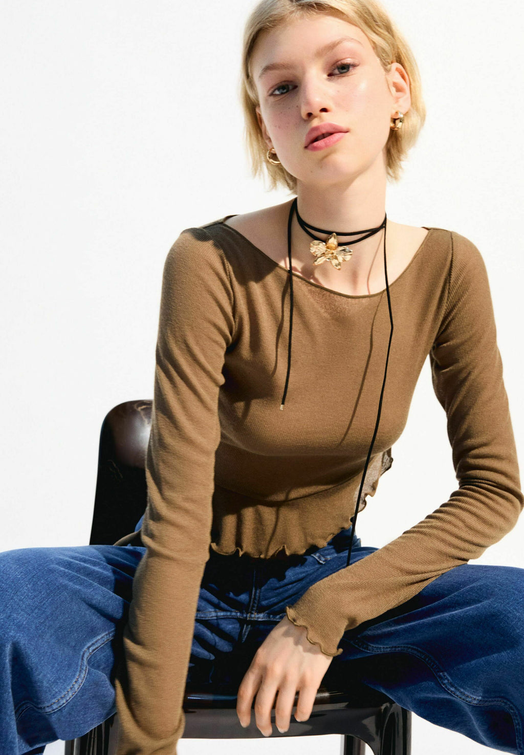 Bershka RUFFLED