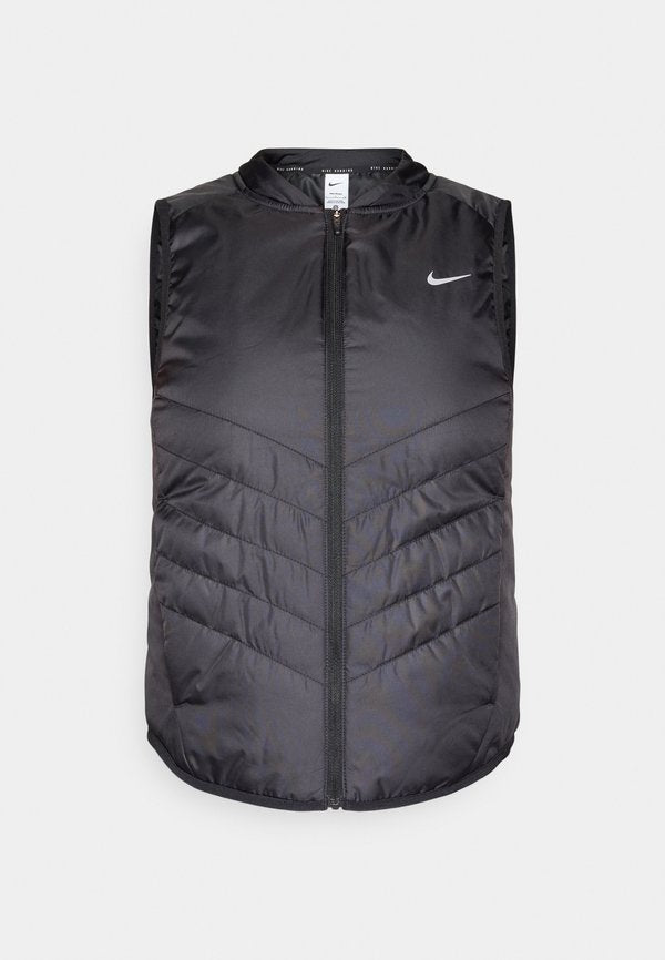 Nike Performance TEMPO VEST - Waistcoat - black/reflective silver-coloured