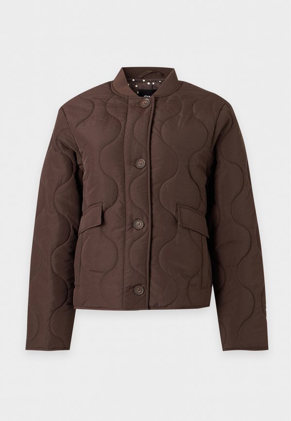 ONLY ONLSALSA QUILTED JACKET - Light jacket - coffee bean
