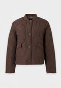 ONLY ONLSALSA QUILTED JACKET - Light jacket - coffee bean