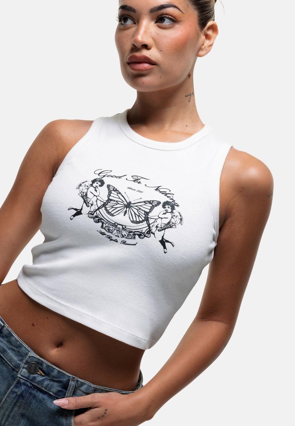 Good For Nothing RENAISSANCE RIBBED VEST TOP